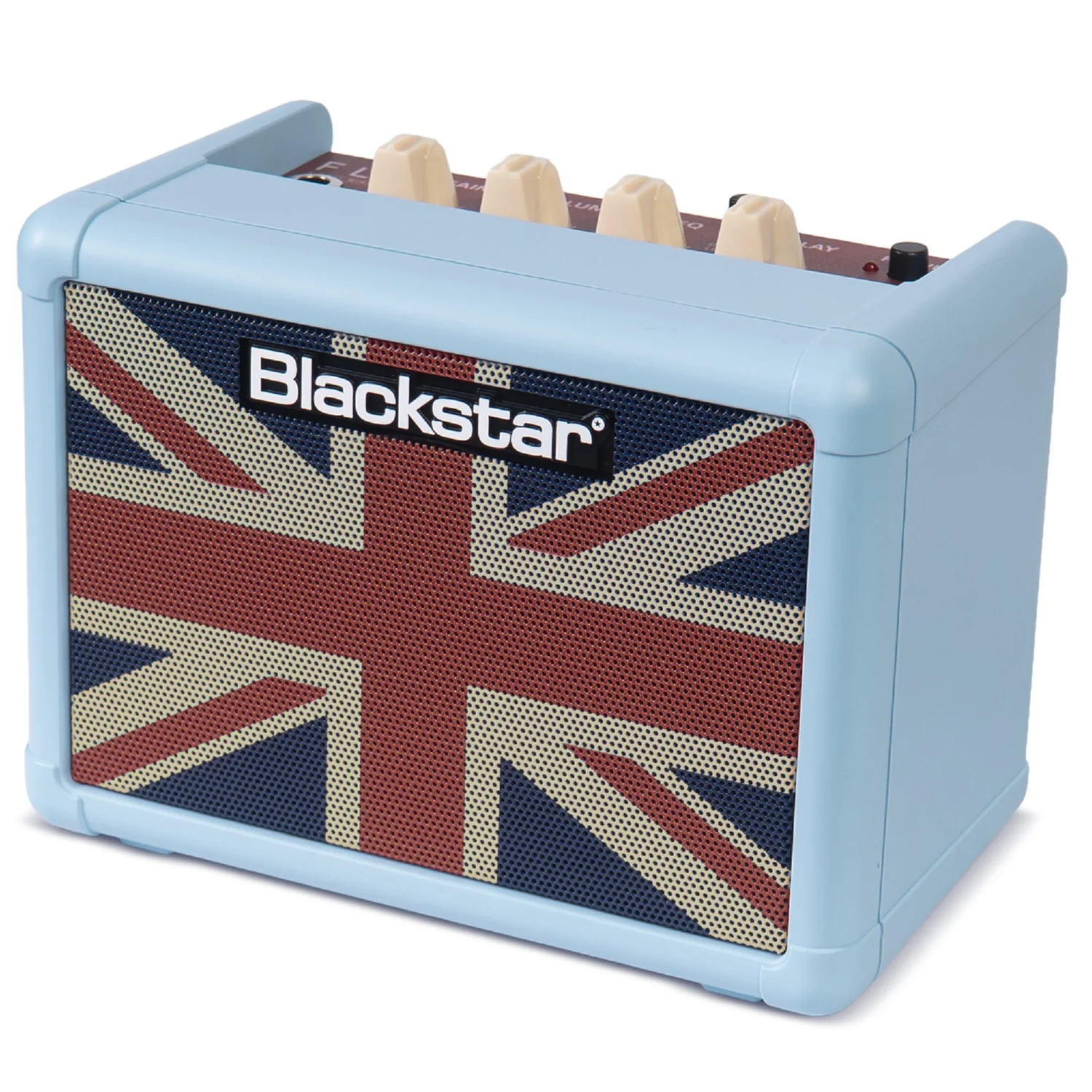 Blackstar Fly 3 Baby Blue Union Flag Special Guitar Combo Amplifiers - Image 3
