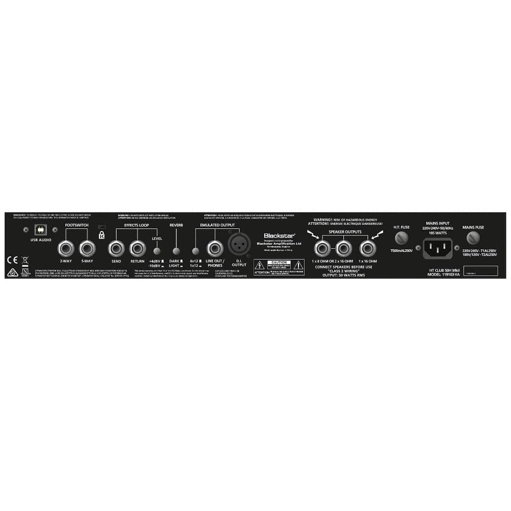 Blackstar HT CLUB 50 MKII Tube Ampilfier - Head - Image 6