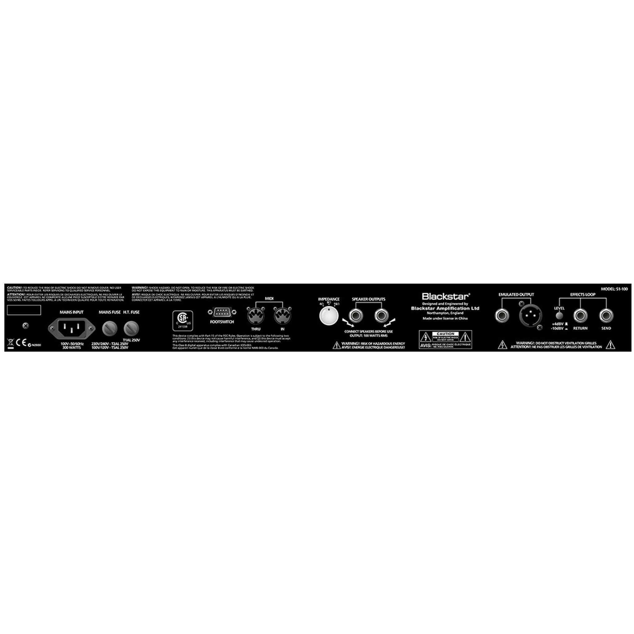 Blackstar Series One 100 100W Tube Guitar Amp Head - Image 7