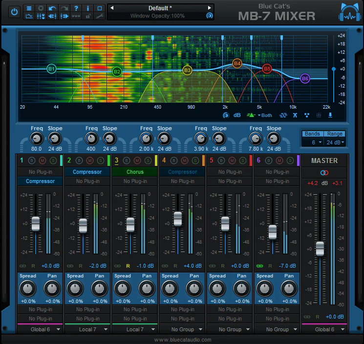 Blue Cat MB-7 Mixer Mixing Console – Professional Audio Software & Plugin - Image 2