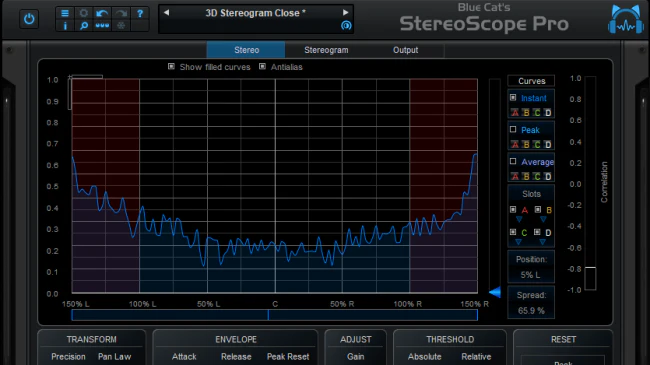Blue Cat StereoScope Pro Stereo Imaging Analyzer – Professional Audio Software & Plugin - Image 4