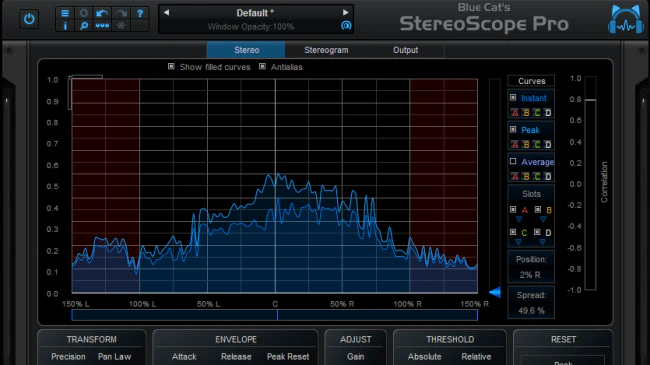 Blue Cat StereoScope Pro Stereo Imaging Analyzer – Professional Audio Software & Plugin - Image 7