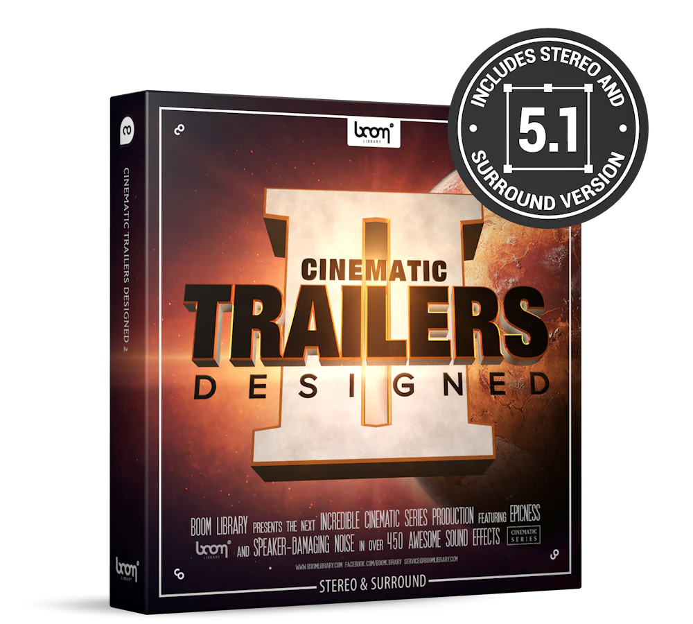 Boom Cinematic Trailers D 2 Sr Sound Effects – Professional Audio Software & Plugin