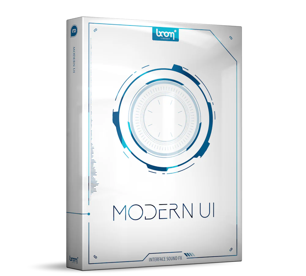 Boom Modern UI Sound Effects Library – Professional Audio Software & Plugin