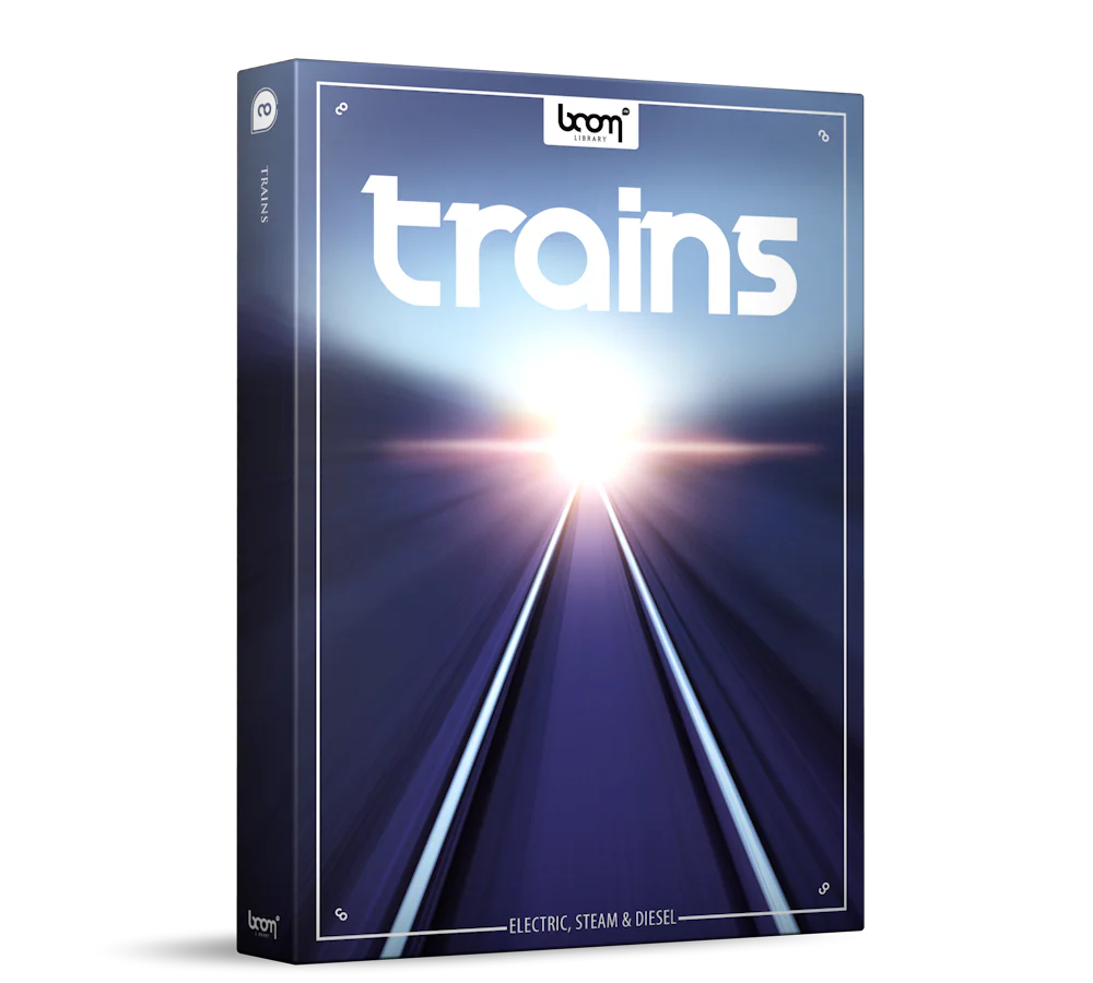 BOOM Trains Stereo Authentic Train Sound Effects Library – Professional Audio Software & Plugin