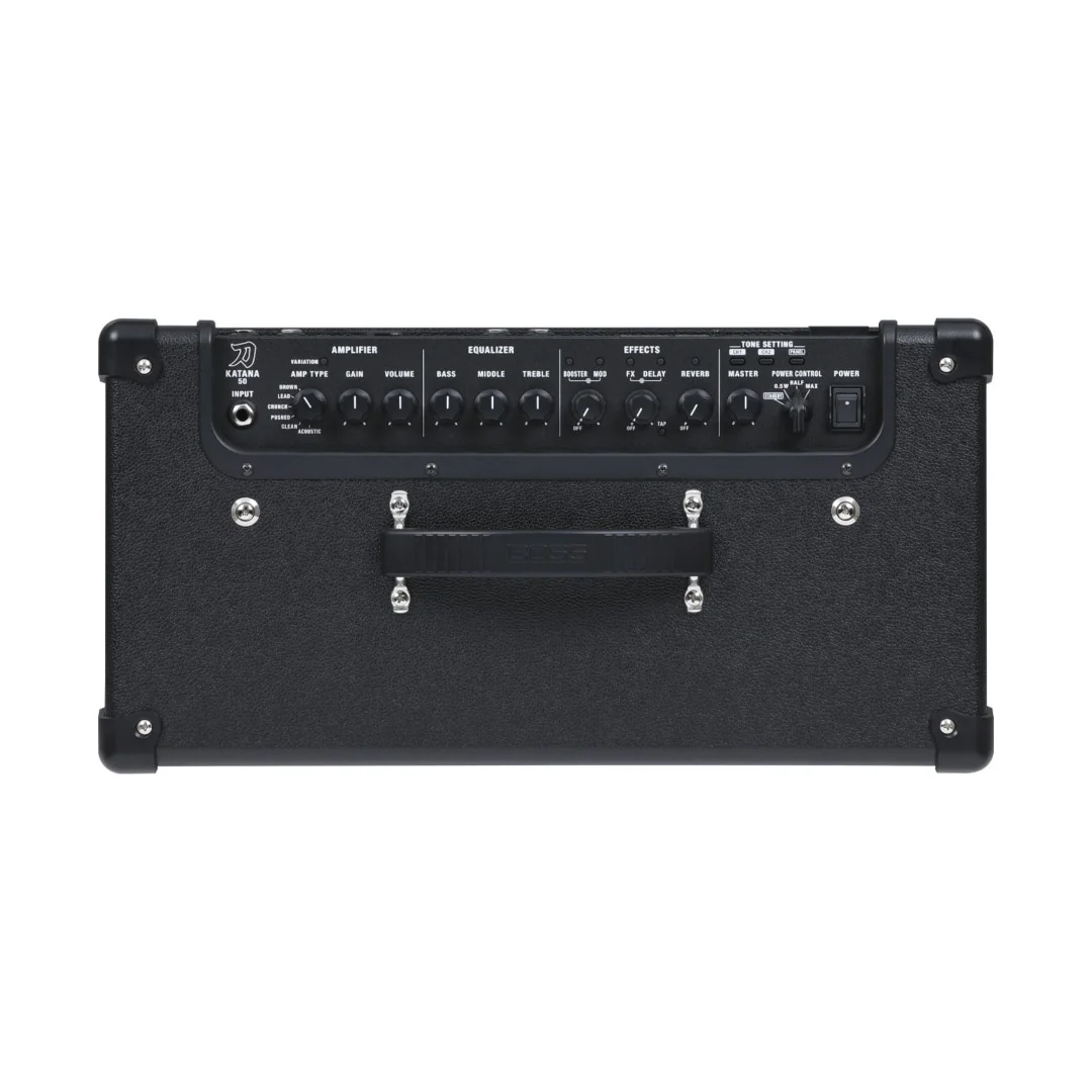 Boss Katana 50 Gen 3 50 Watt 12 Inch Combo Guitar Amplifier with Cable, Polishing Cloth and E-Book - Image 5