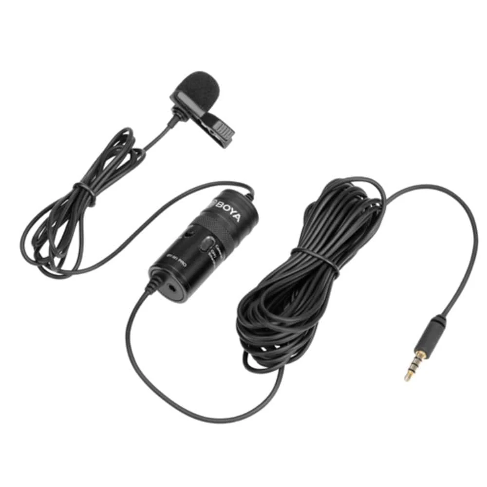 Boya BY-M1 Pro Omnidirectional Lavalier Condenser Microphone - Open Box