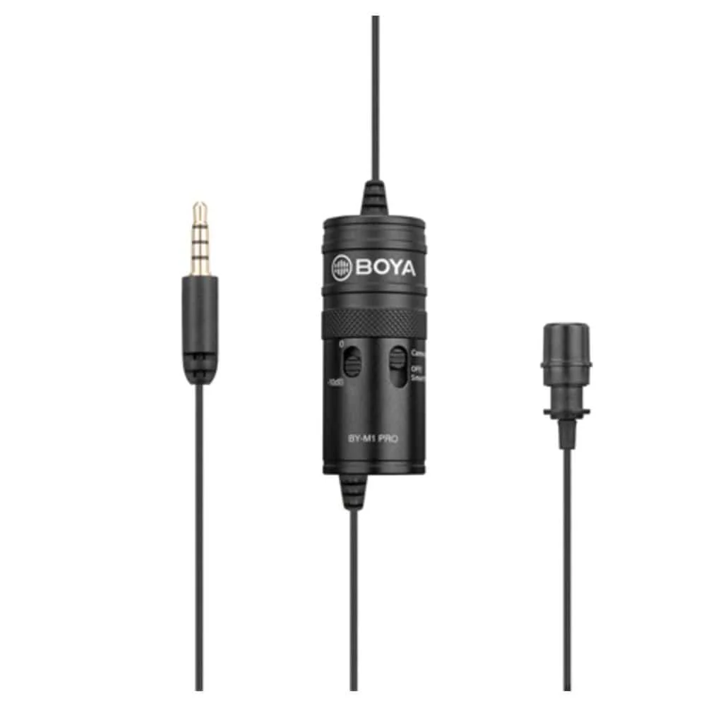 Boya BY-M1 Pro Omnidirectional Lavalier Condenser Microphone - Open Box - Image 2