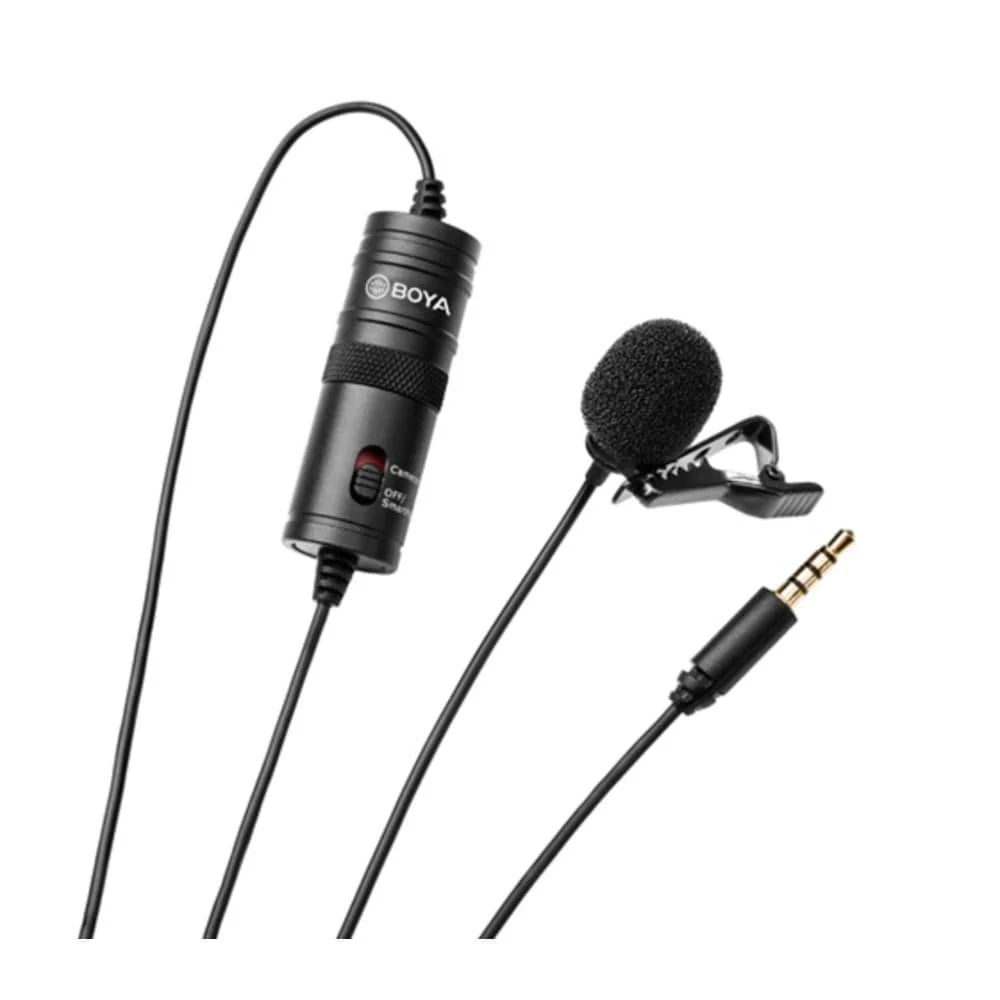 Boya BYM1 Omnidirectional Level Condenser Microphone - Black - Open Box