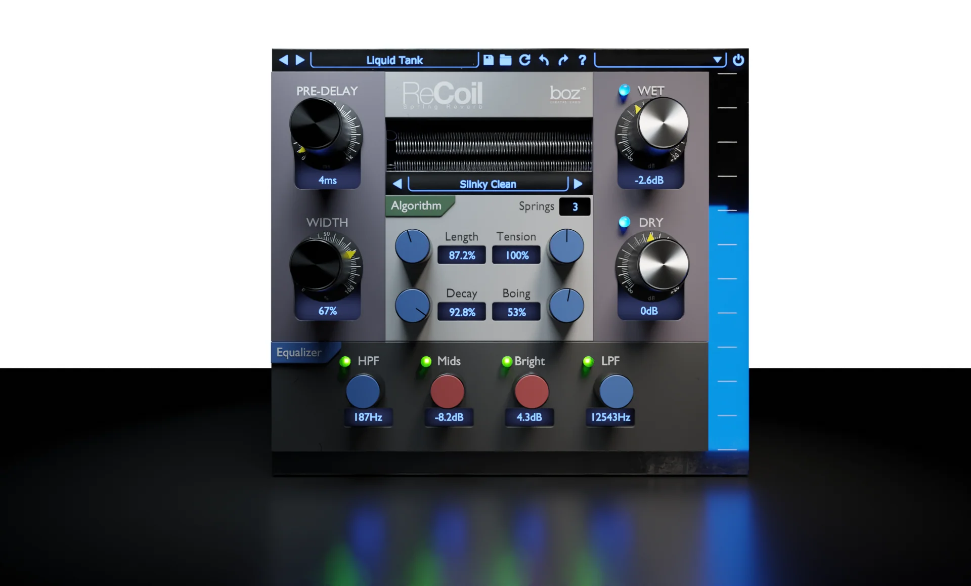 Boz Digital ReCoil: Compressor – Professional Audio Software & Plugin