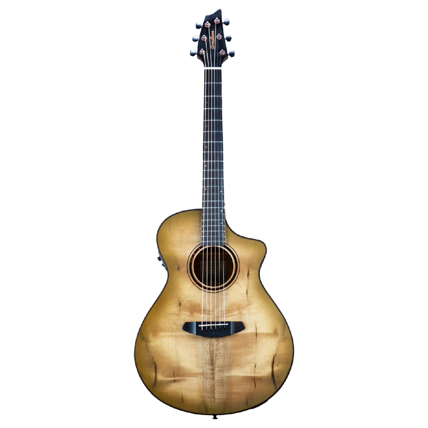 Breedlove Pursuit Exotic S Concert Sweetgrass CE 6 String Electro Acoustic Guitar - Image 4