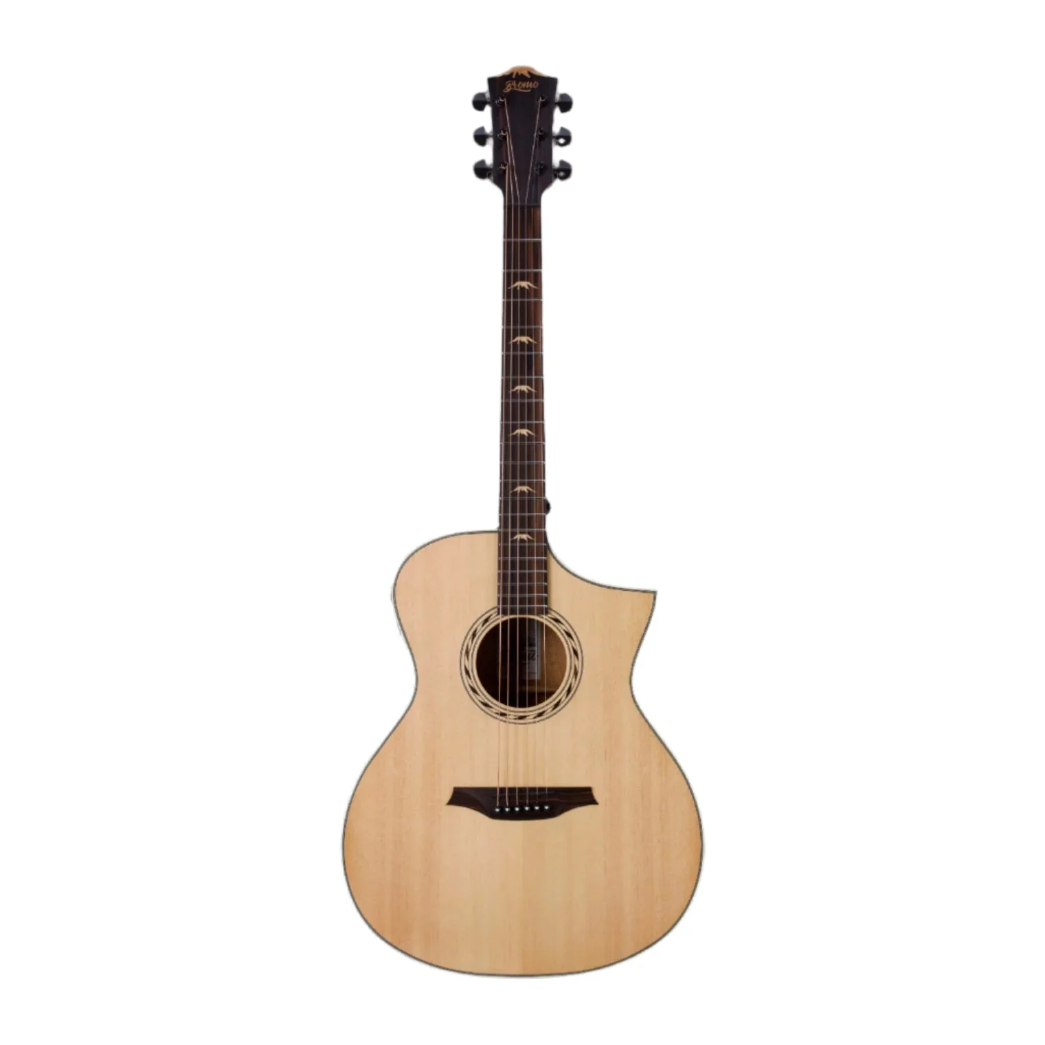 Bromo BAA4CE Appalachian Series Hillside Auditorium 6 String Electro Acoustic Guitar