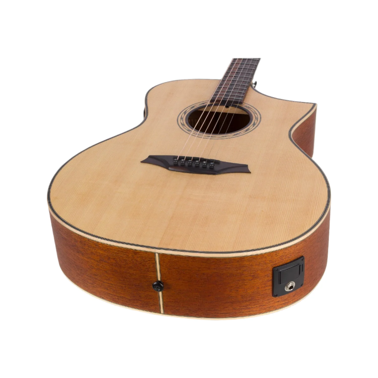 Bromo BAT4CE Tahoma Series Solid Top 6 String Electro Acoustic Guitar - Image 4