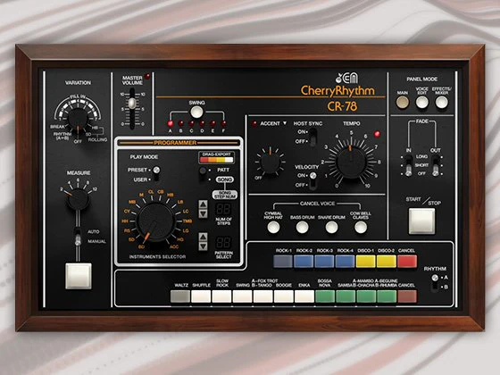 Cherry Audio CR-78 Drum Machine – Professional Audio Software & Plugin
