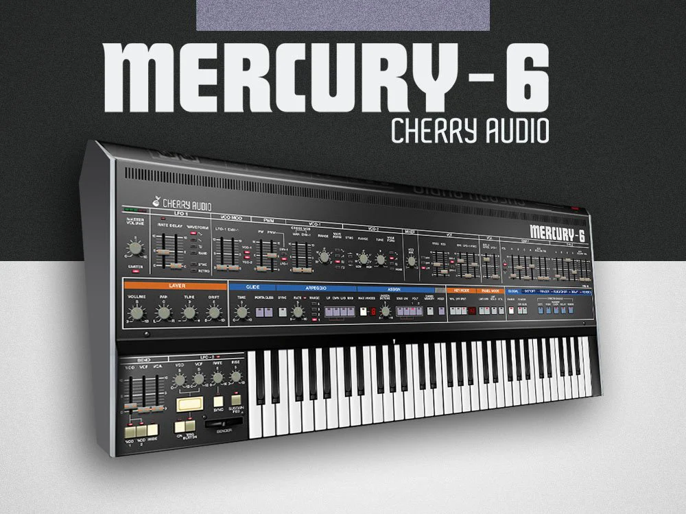 Cherry Audio Mercury-6 Synthesizer – Professional Audio Software & Plugin - Image 2