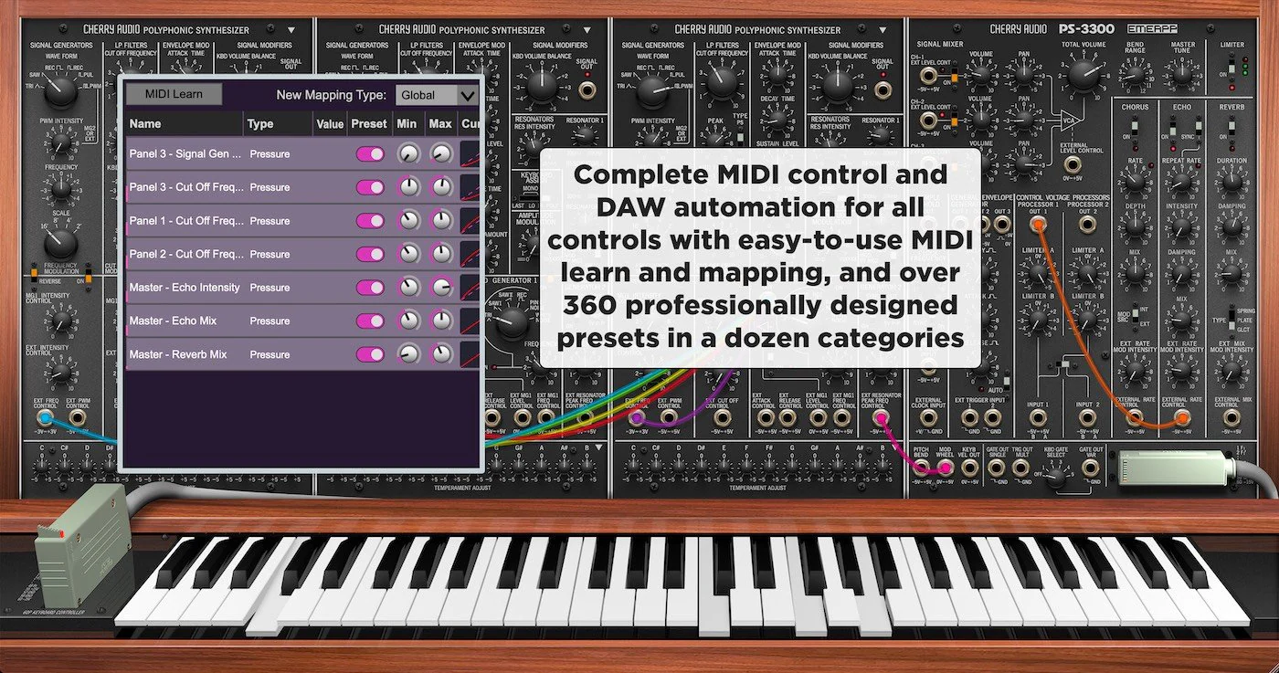 Cherry Audio PS-3300 Synthesizer – Professional Audio Software & Plugin - Image 7