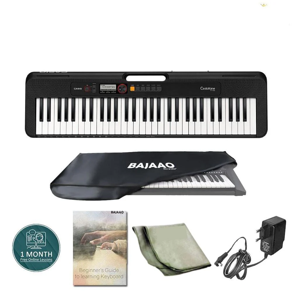Casio Casiotone CT S200 61 Key Portable Keyboard With Adapter