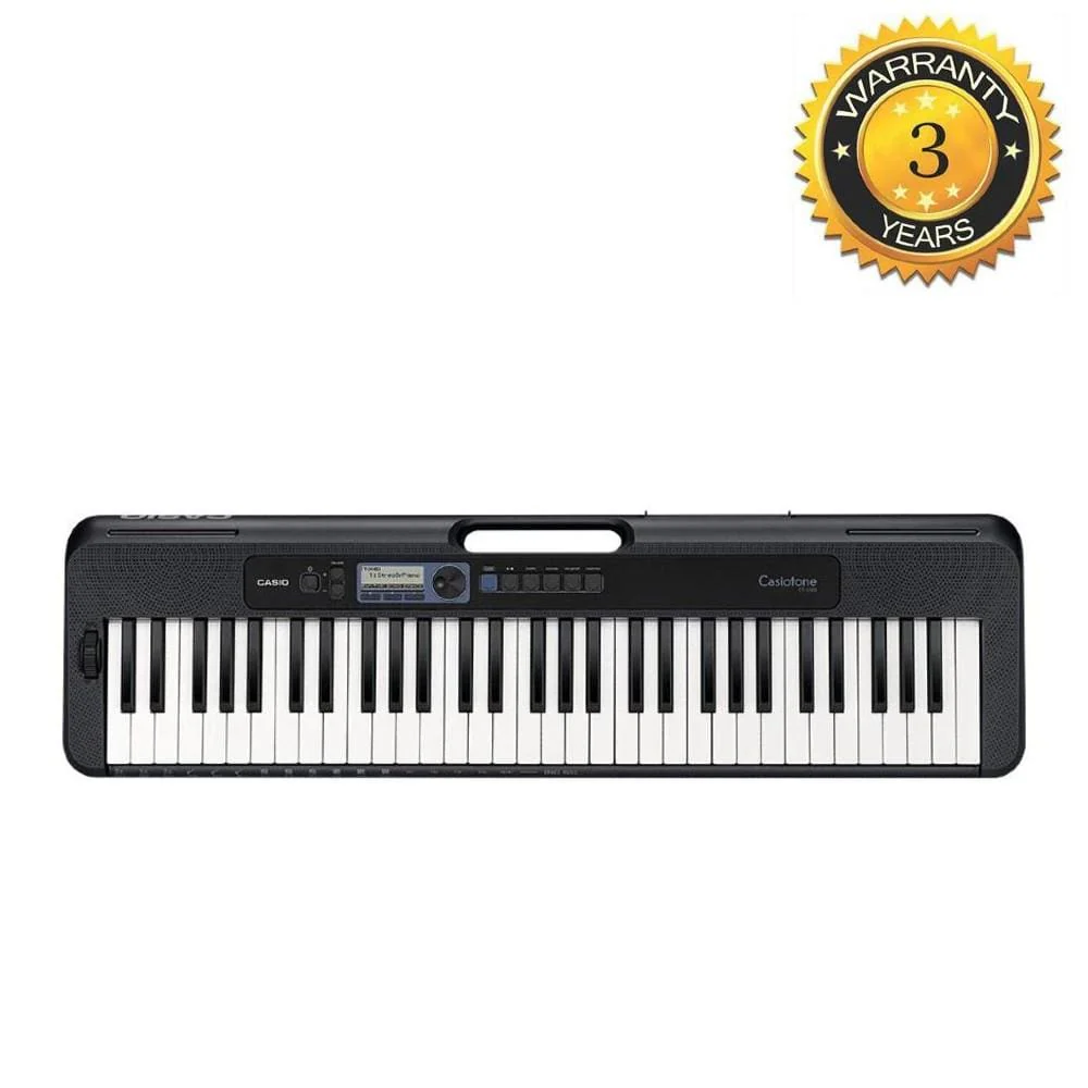 Casio Casiotone CT S300 61 Key Portable Keyboard with Adapter - Image 2