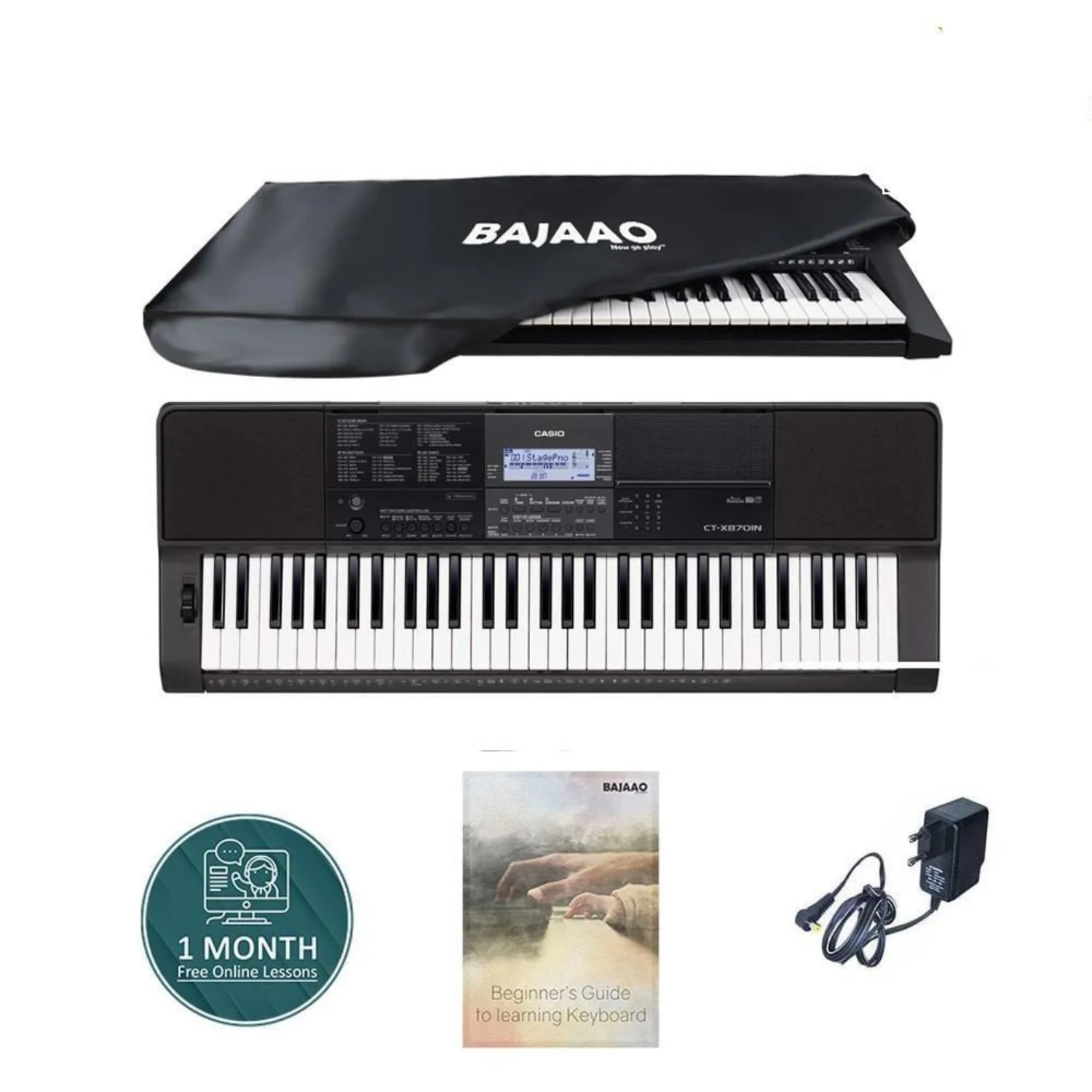 CAS-CTX870IN Portable Keyboard With Adapter - Image 9