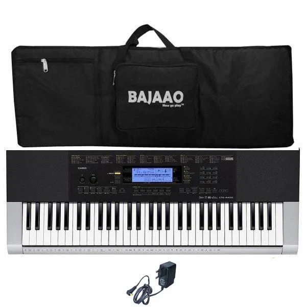 Casio CTK-4400 Portable Keyboard with Gigbag And Power Adapter