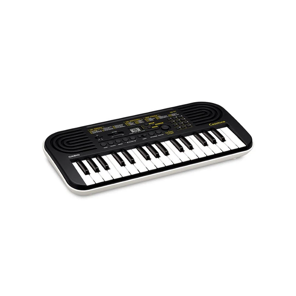 Casio SA-51 Casiotone 32 Key Kids Mini Portable Keyboard with Adapter, Polishing Cloth, Dust Cover, Online Lessons, Warranty & Ebook - Image 5