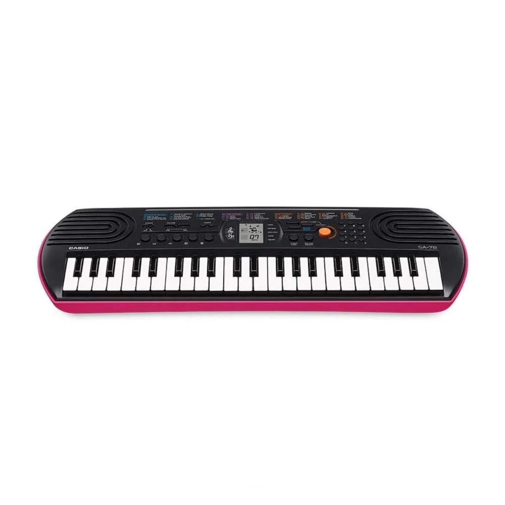 Casio SA78 Mini Portable Keyboard With Adapter, Polishing Cloth, Dust Cover, Online Lessons, Warranty & Ebook - Image 6