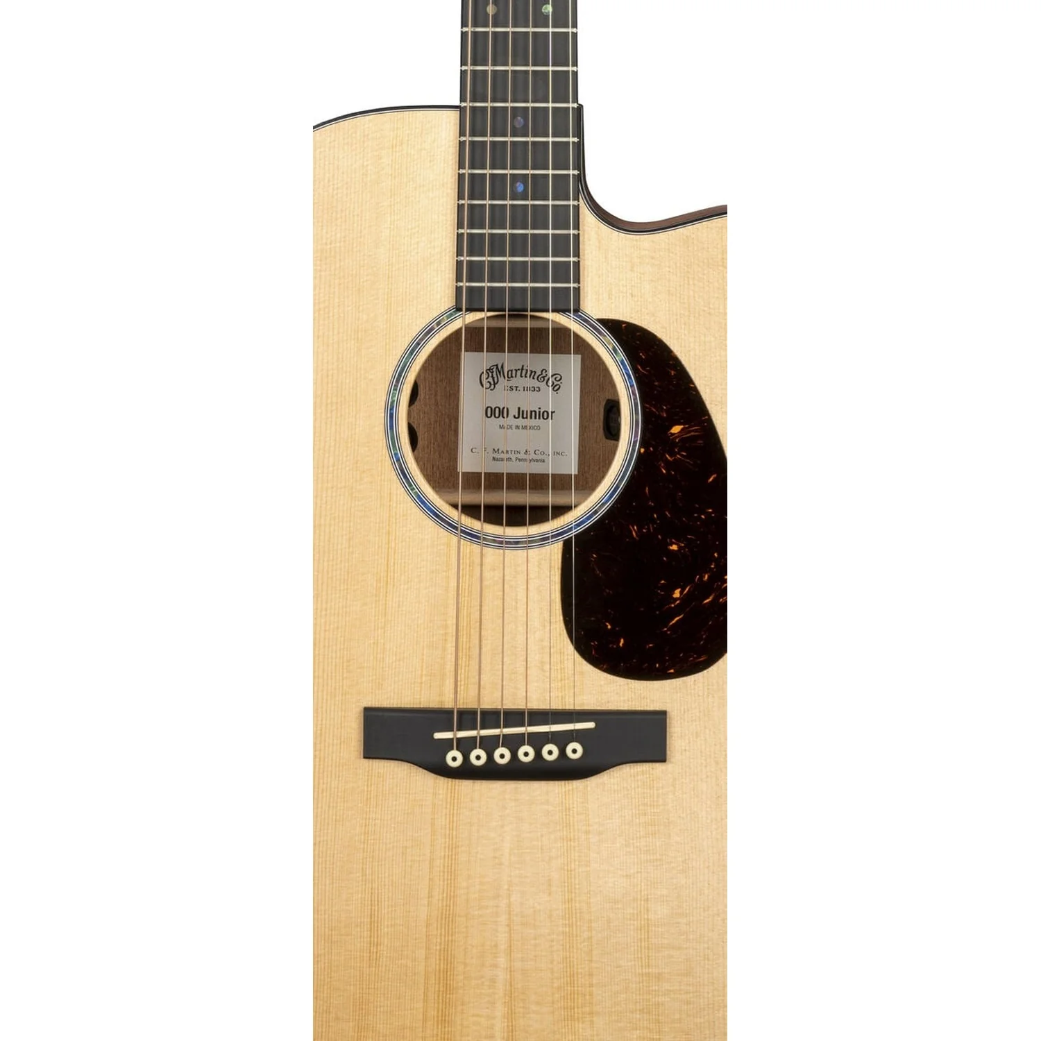 CF Martin 000C Junior-E 6 String Electro Acoustic Guitar - Image 3