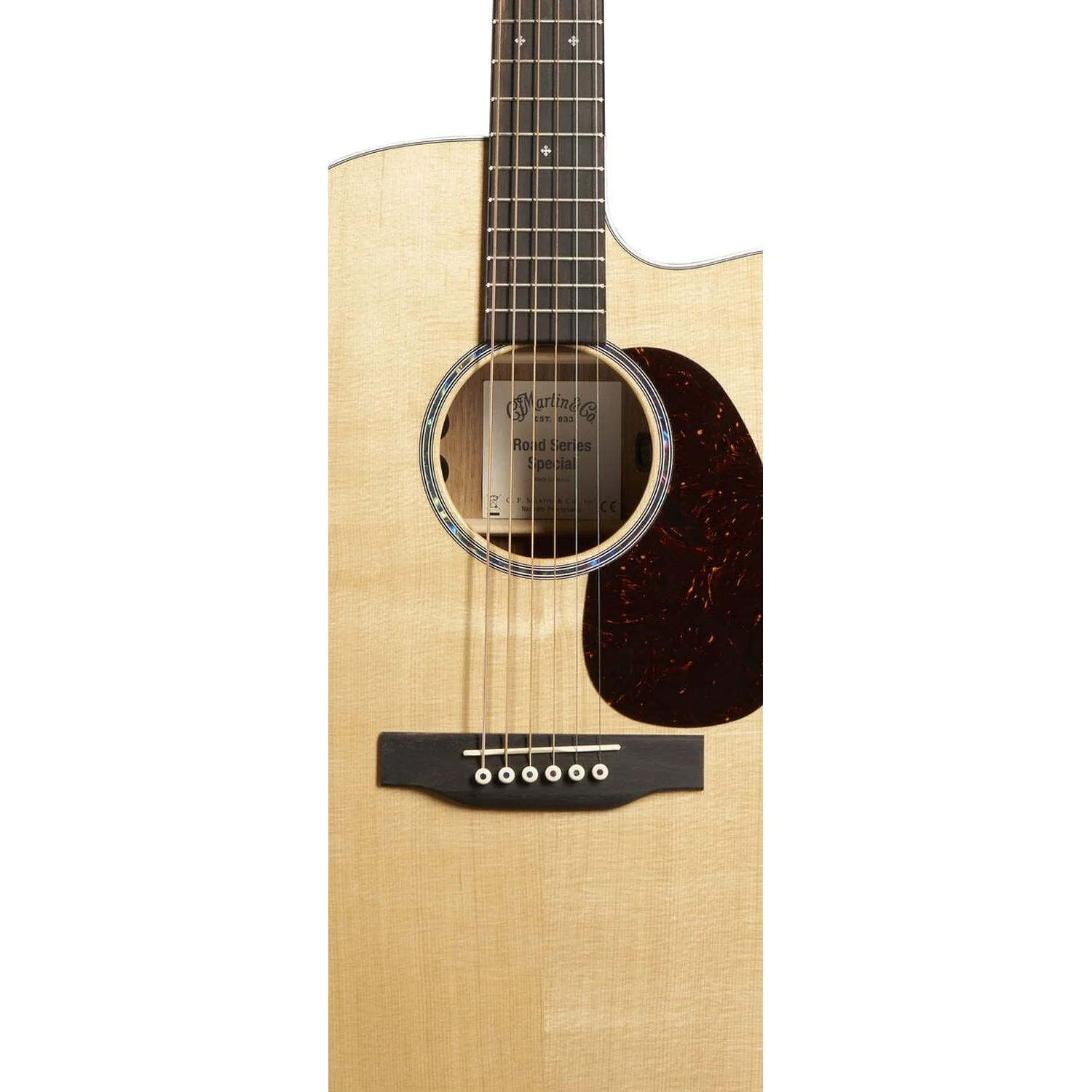 CF Martin DC-13E Road Series Modern Dreadnought Cutaway 6 String Electro Acoustic Guitar - Image 3