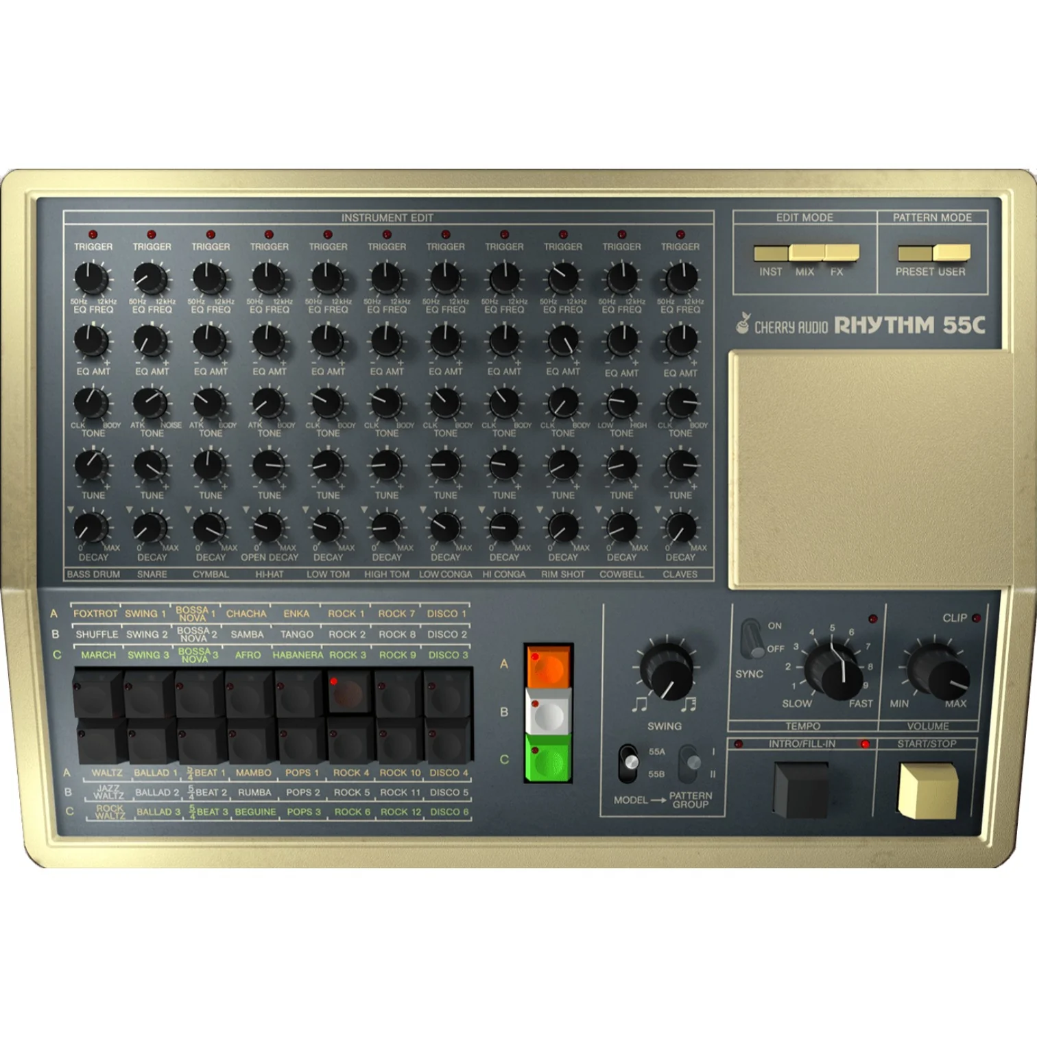 Cherry Audio KR-55C Drum Machine – Professional Audio Software & Plugin - Image 4