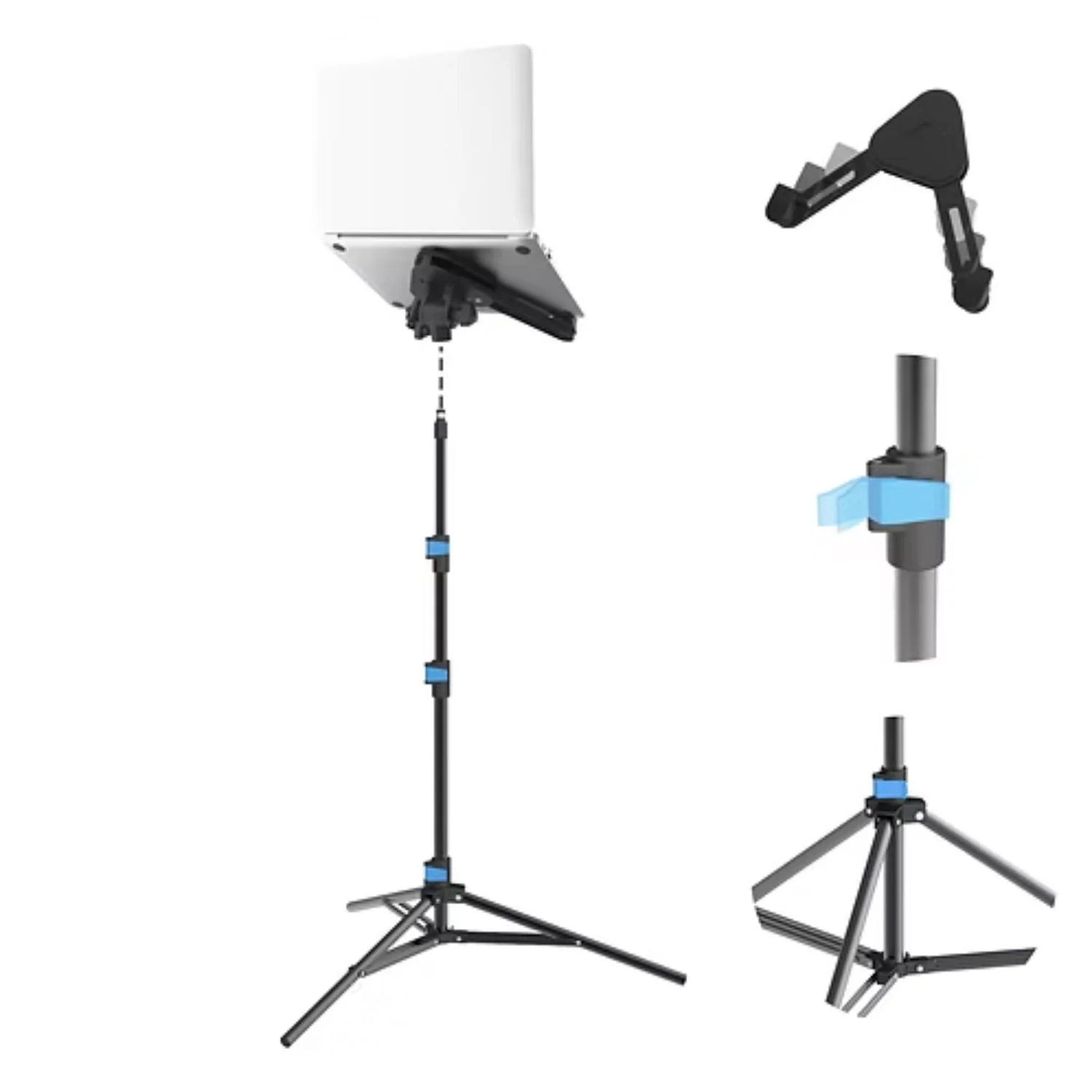 Chetty DT15 3-in-1 Portable Tripod Stand for Laptop Tablet Phone - Image 3