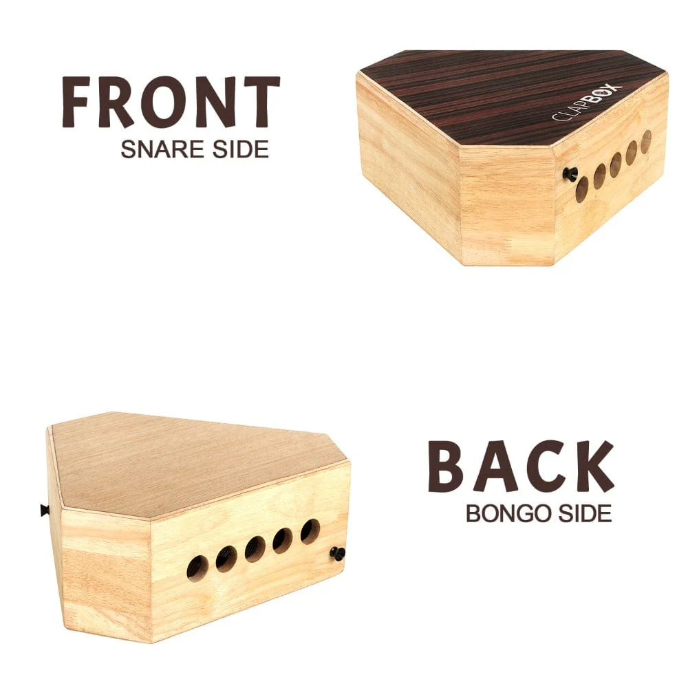 Clapbox CB 2 Sided Travel Cajon with Carry Bag - Image 3