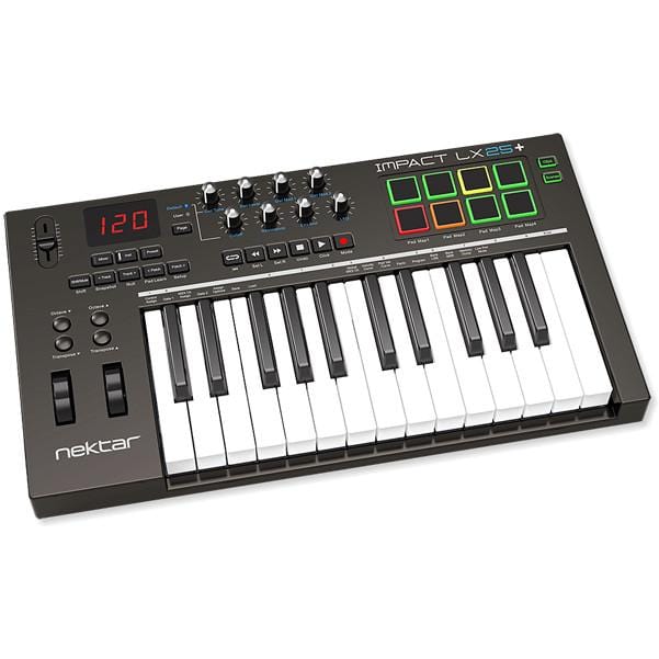 Nektar Impact LX25+ 25-key Midi Keyboard With Btwig Software, Polishing Cloth, Gigbag & Ebook - Image 2