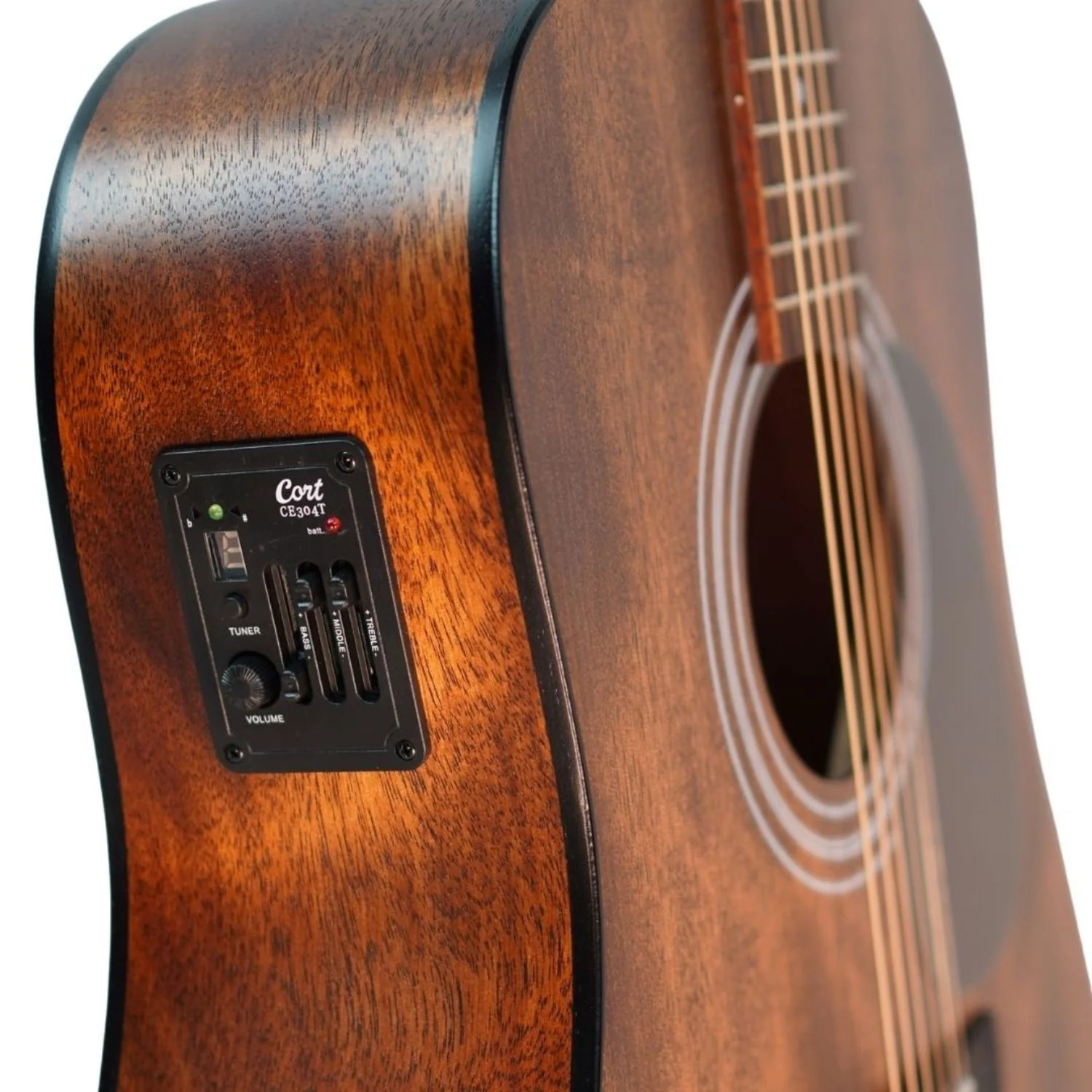 Cort AD300E 6 String Electro Acoustic Guitar - Open Box - Image 10