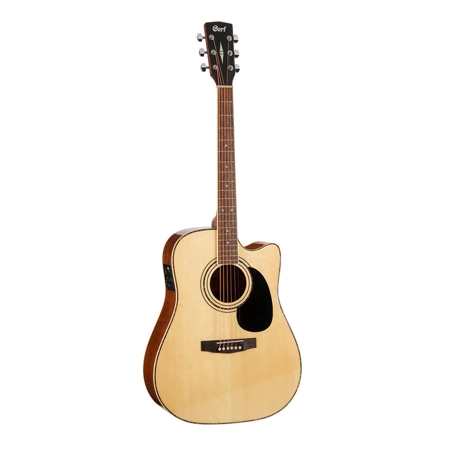 Cort AD880CE Cutaway Electro Acoustic Guitar - Image 5