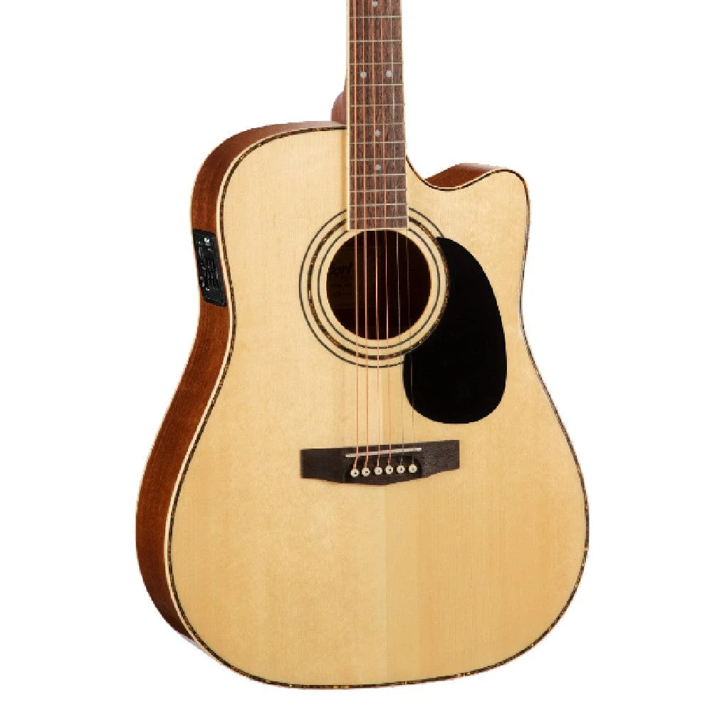 Cort AD880CE Cutaway Electro Acoustic Guitar - Image 7