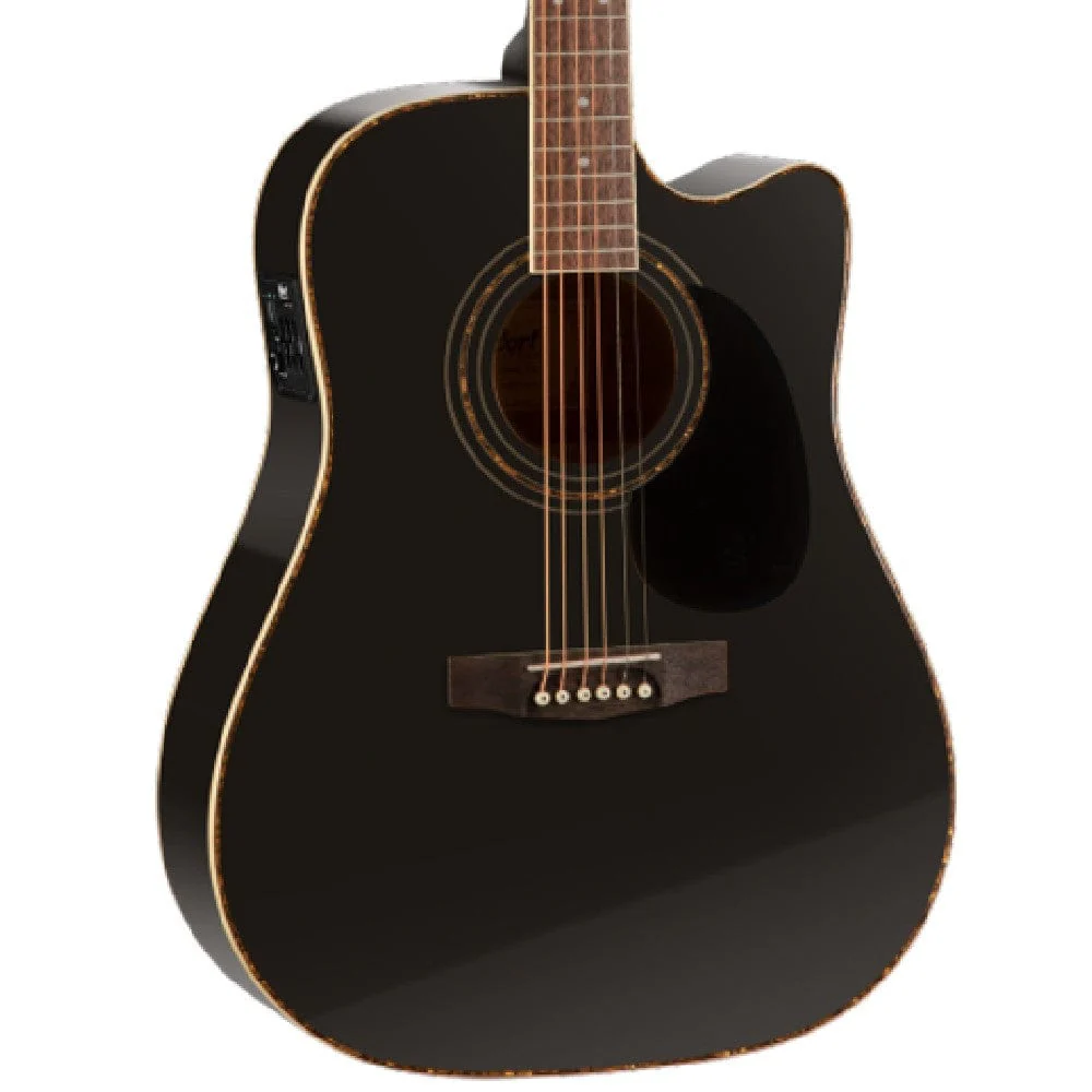 Cort AD880CE Cutaway Electro Acoustic Guitar - Image 3