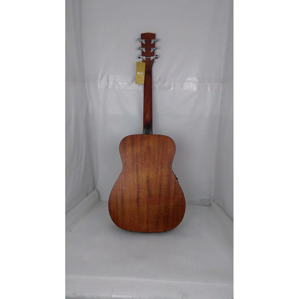 Cort AF 550 Solid Top 6 String Grand Concert Electro Acoustic Guitar - Open Pore - Open Box B Stock - Image 4