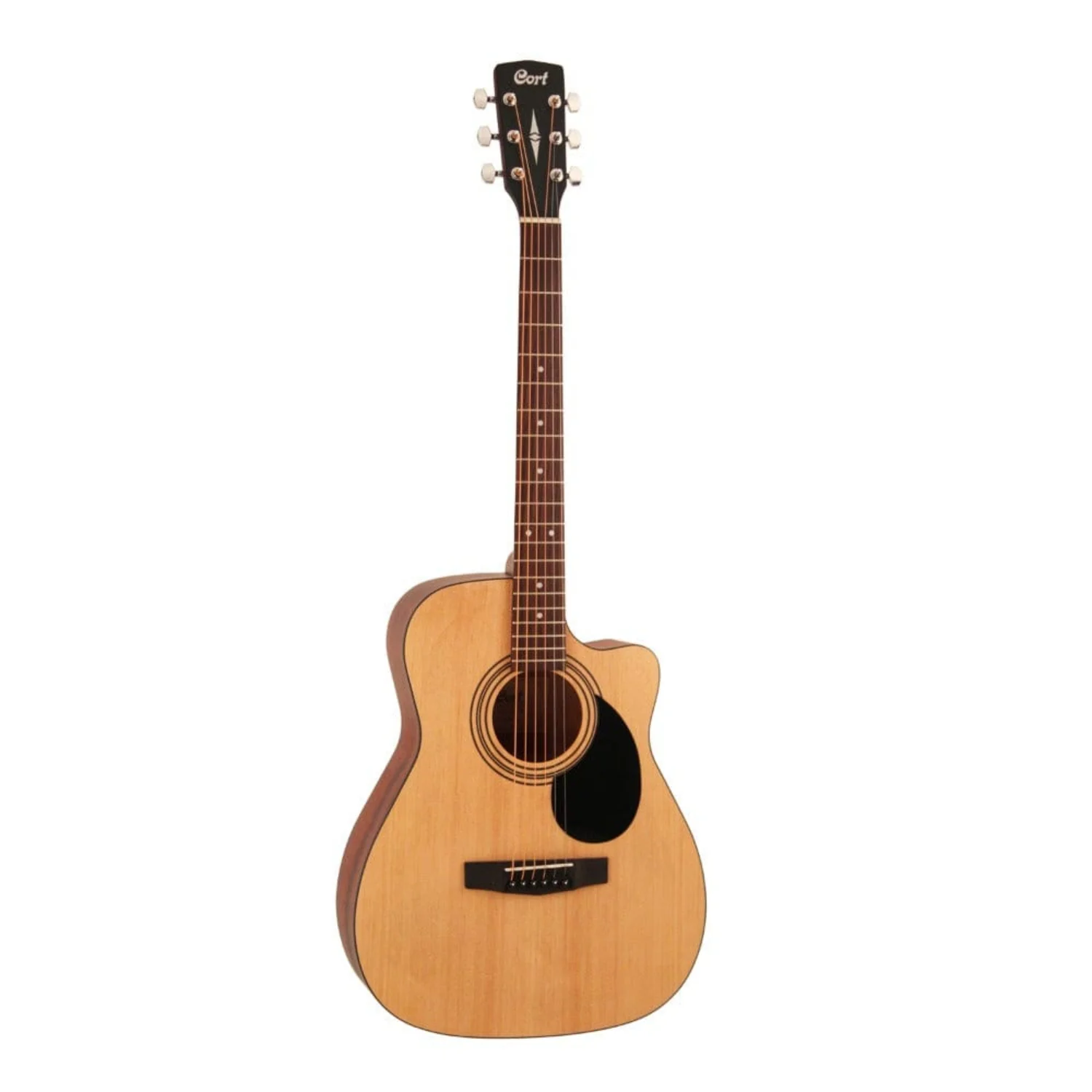 Cort AF500C Standard Series Cutaway 6 String Acoustic Guitar - Image 14