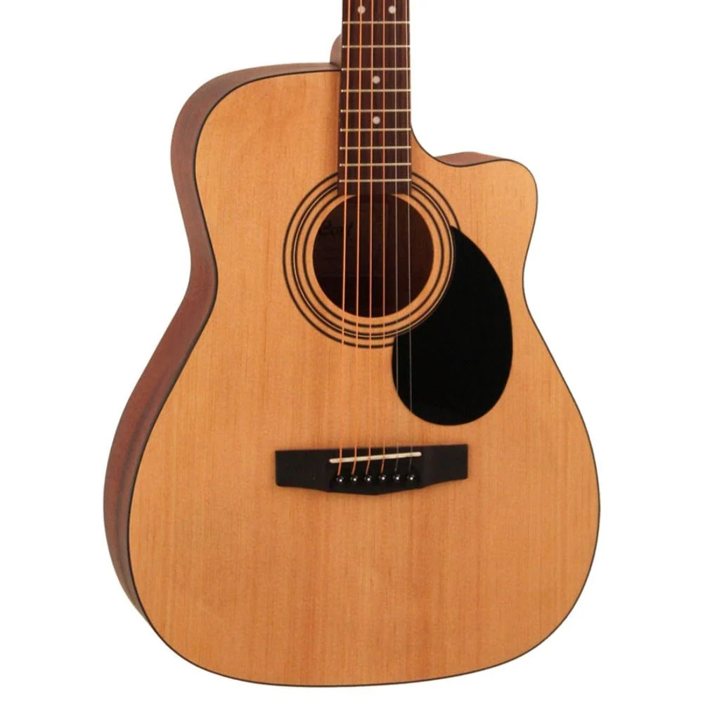 Cort AF500C Standard Series Cutaway 6 String Acoustic Guitar - Image 23