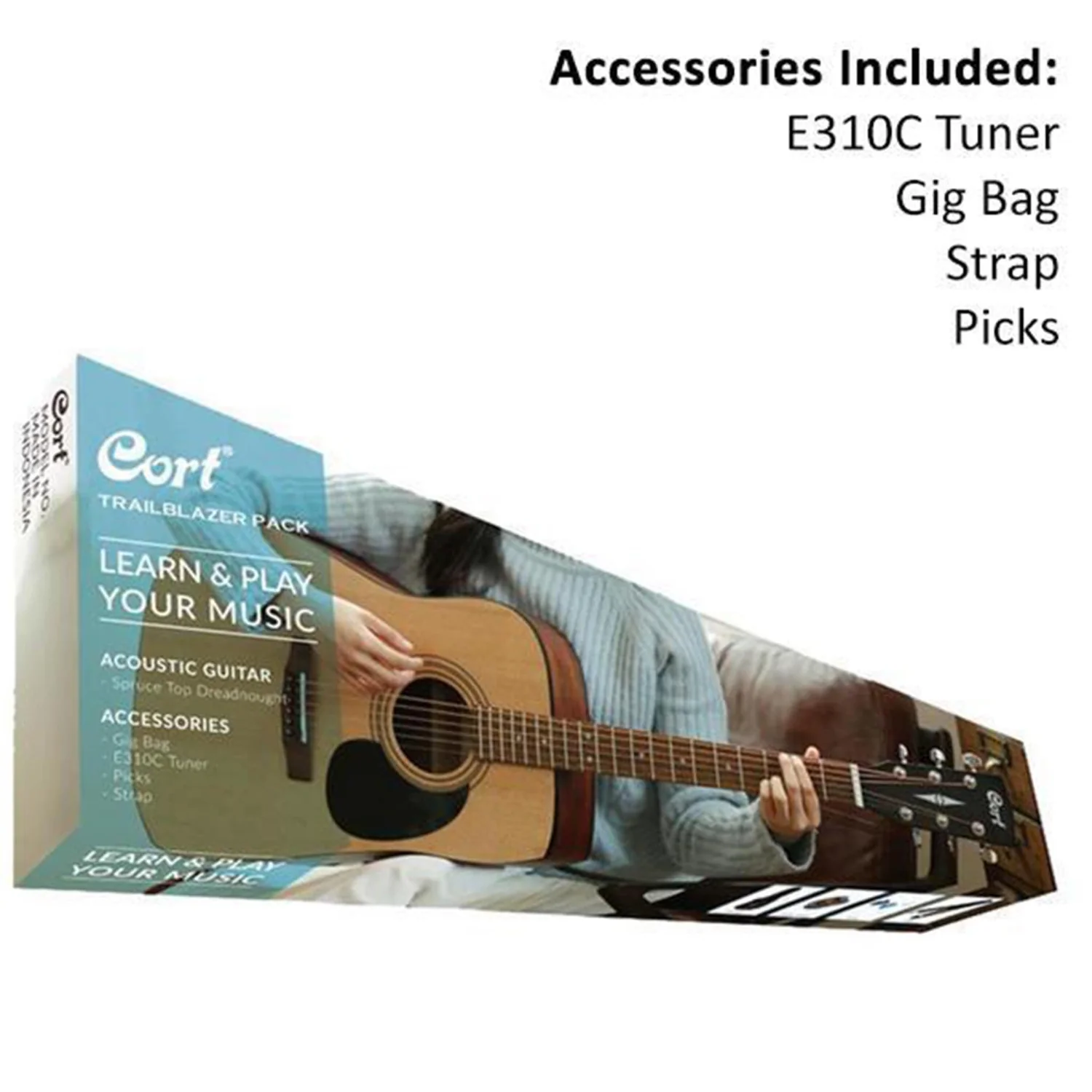 Cort CAP 810 Trailblazer Acoustic Guitar Pack - Image 11