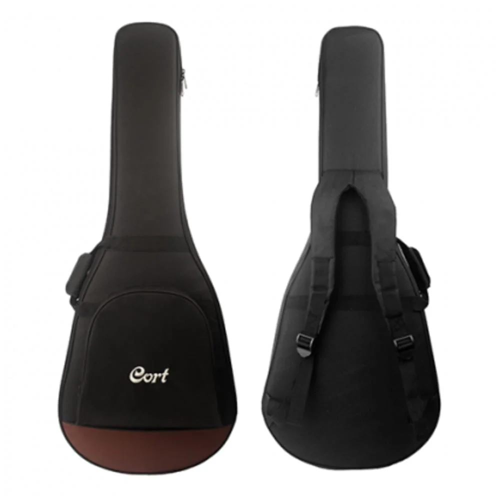 Cort Core OC Spruce 6-Strings Electro Acoustic Guitar With Bag- Open Pore Trans Black - Image 11