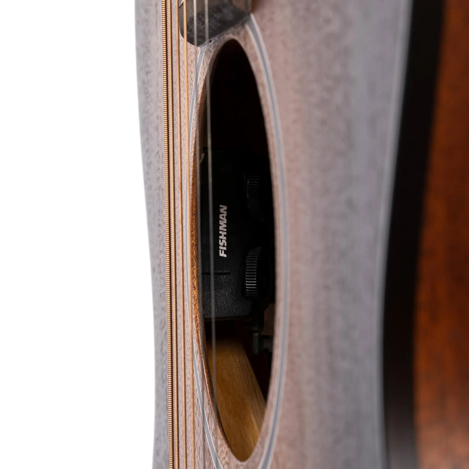 Cort Core Series PE Mahogany 6-Strings Electro Acoustic Guitar With Bag- Open Pore Black Burst - Image 6