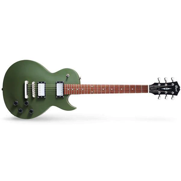 Cort CR-150 6-String Electric Guitar - Olive Drab Satin