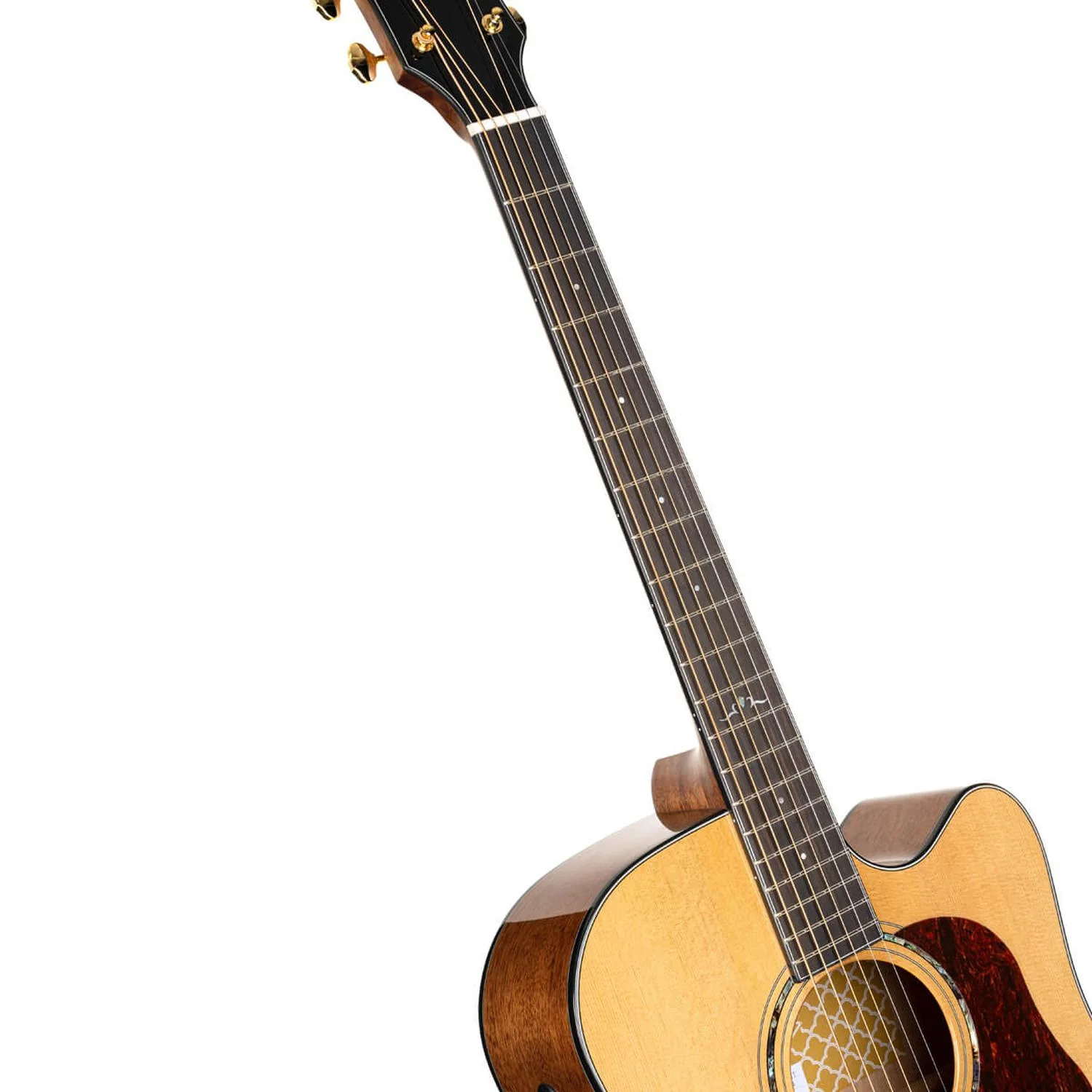 Cort GOLD-DC6 6 String Electro Acoustic Guitar with Case - Image 4
