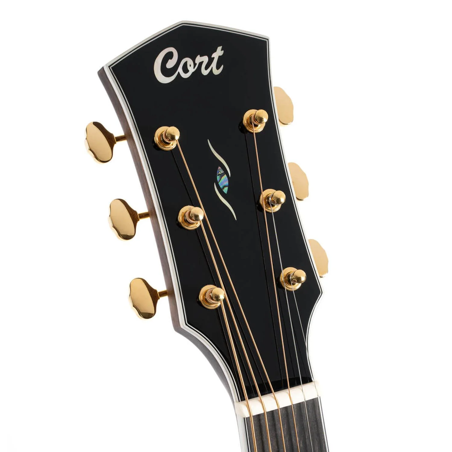 Cort Gold Series D8 6 String Acoustic Guitar - Image 6