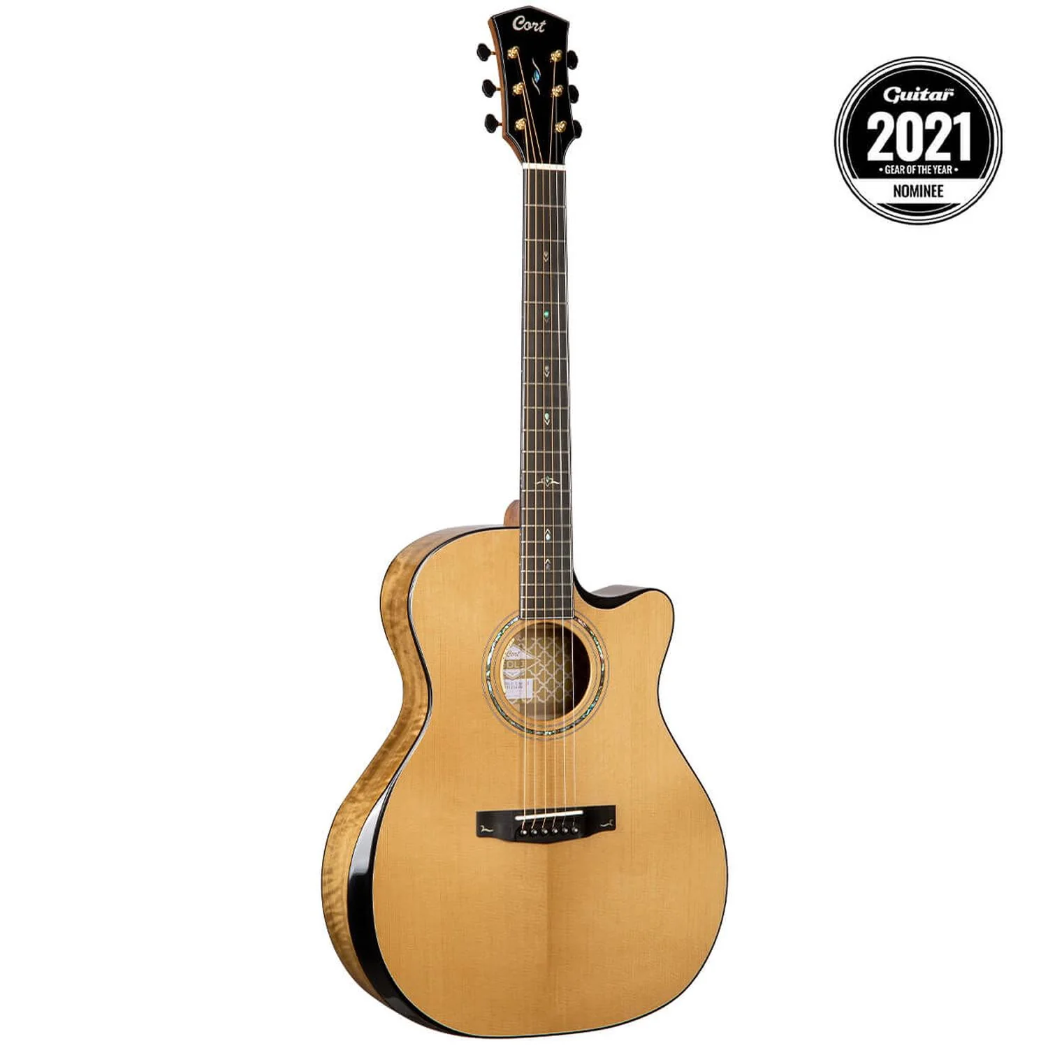 Cort Gold Series Edge Electro Acoustic Guitar with Case - Image 2