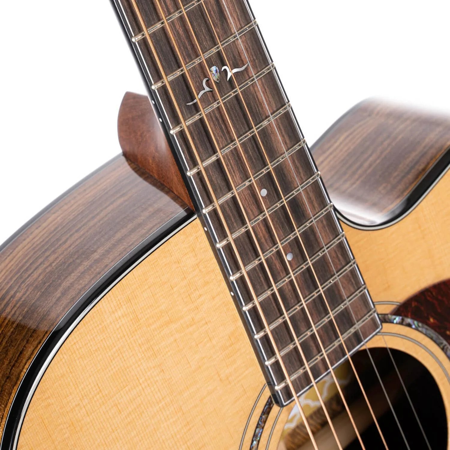 Cort Gold Series Gold OC6 Bocote Electro Acoustic Guitar With Bag - Image 4