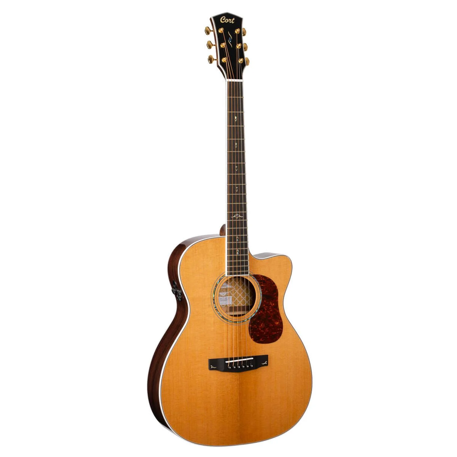 Cort Gold Series Gold OC8 Electro Acoustic Guitar With Case
