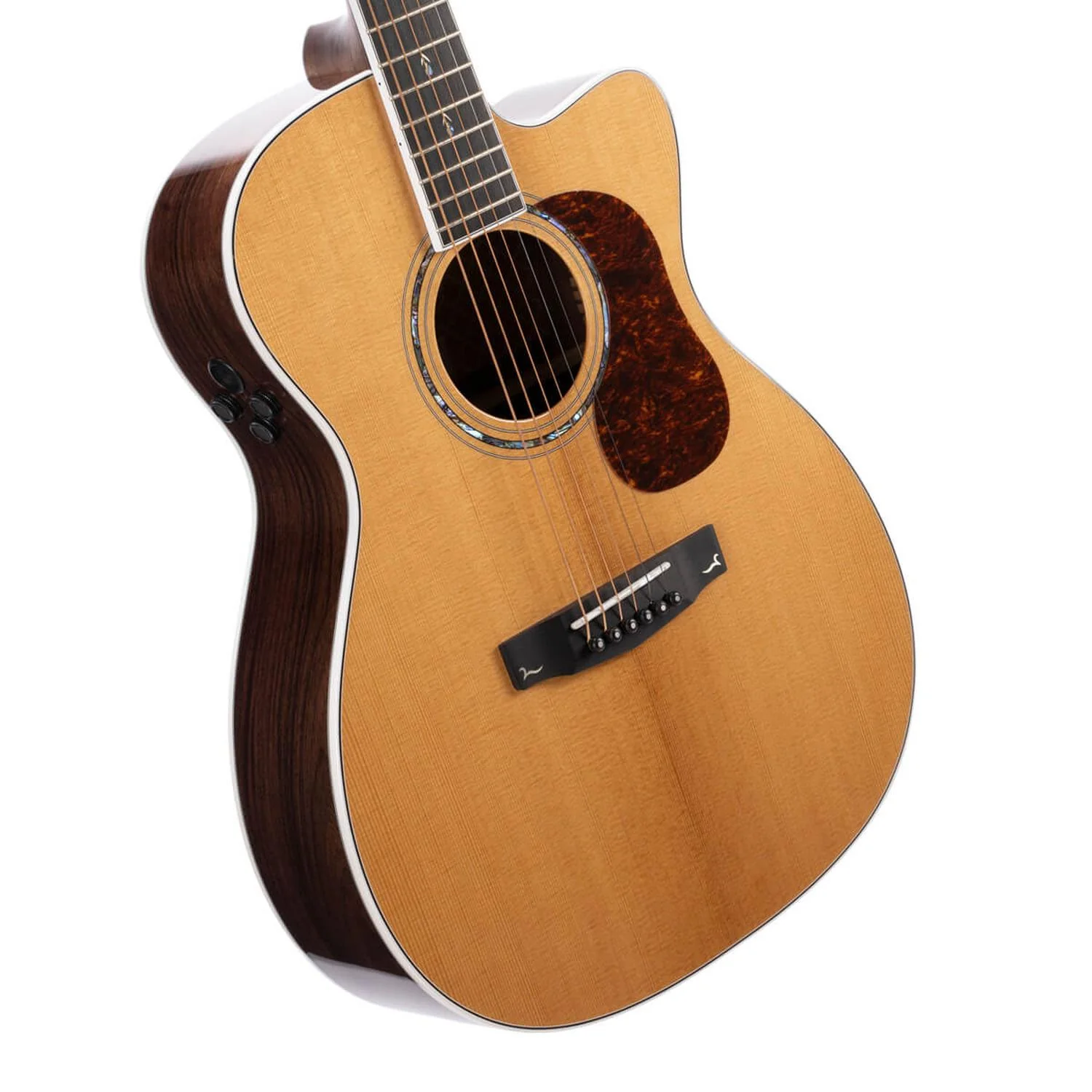 Cort Gold Series Gold OC8 Electro Acoustic Guitar With Case - Image 4