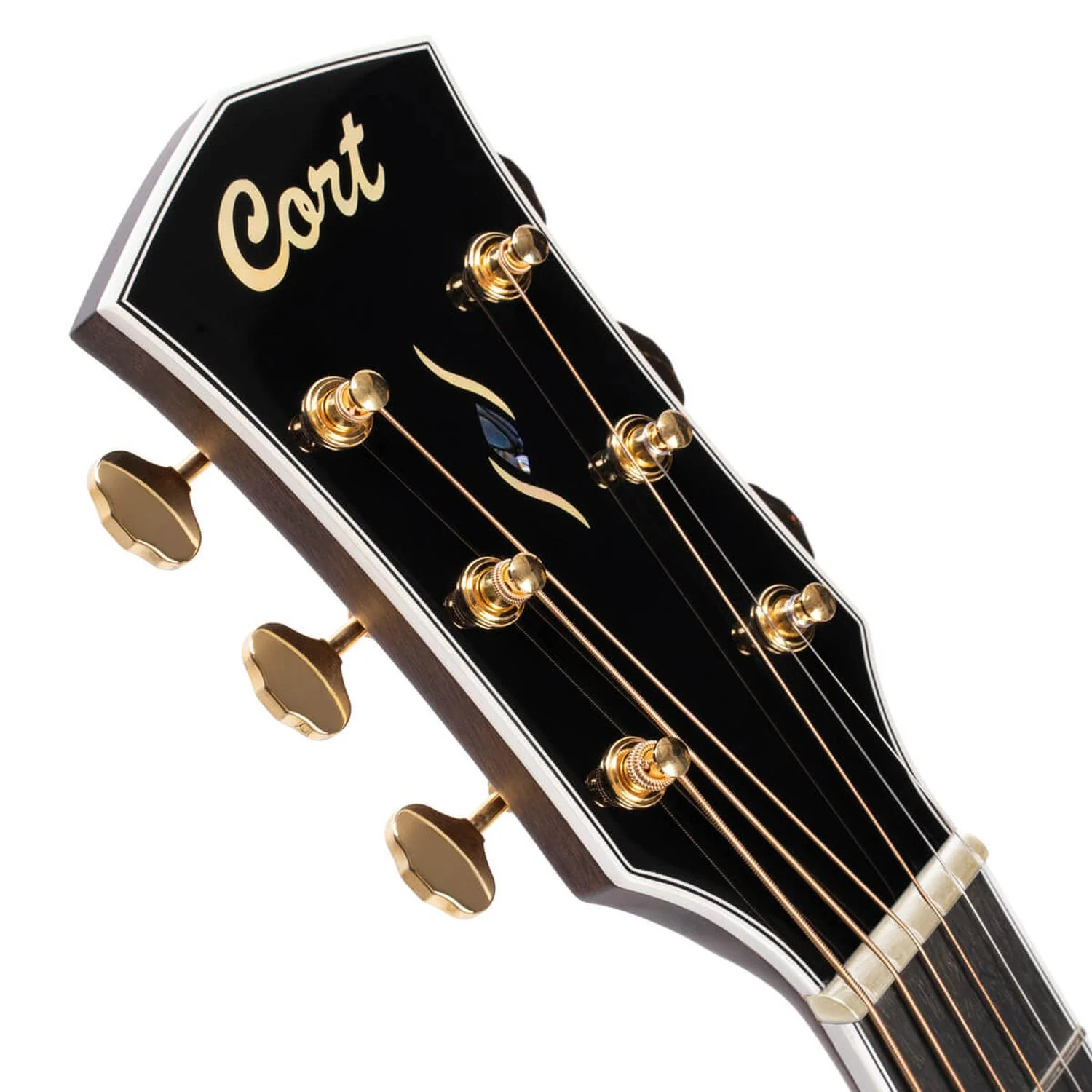Cort Gold Series Gold OC8 Electro Acoustic Guitar With Case - Image 6